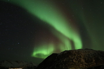 Fototapeta na wymiar northern lights in Norway