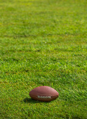 American Football on Grass