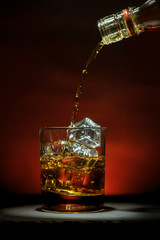 Whiskey on ice