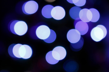 Blue Dots Lights - Christmas