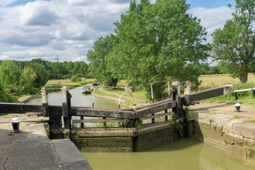 Canal lock gate