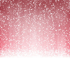 snow flakes on colored background