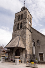 Fototapeta premium église de Morillon