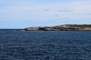 Killick Coast seascape, the tip of the Beamer Rock near Flatrock, Avalon Peninsula Newfoundland Canada