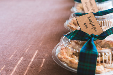 homemade pies at thanksgiving © Liam