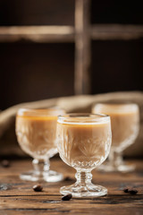 Strong coffee liqueur