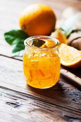 homamade orange jam