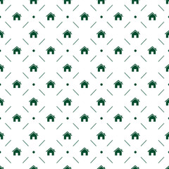 House pattern graphic design
