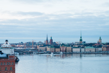 Fototapeta na wymiar The Old Town in Stockholm