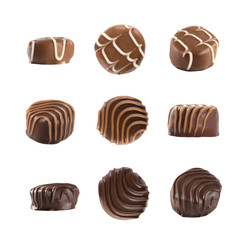 Chocolate Sweets Isolated