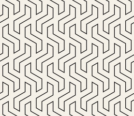 Vector seamless pattern. Modern stylish abstract texture. Repeating geometric tiles