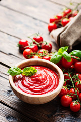 Bowl of tomato sauce