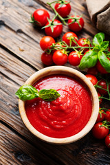 Bowl of tomato sauce