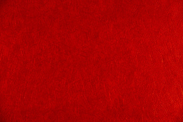 Christmas holidays decoration composition and stuff on red background. Top view and copy space ready.