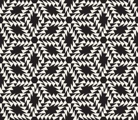Vector seamless pattern. Modern stylish abstract texture. Repeating geometric tiles
