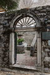 Entrance to the Archaeological Museum, Budva, Montenegro
