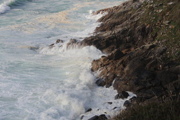olas Porto do Son (A coruña-Sanxenxo)