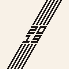 Element of illustration for New Year card