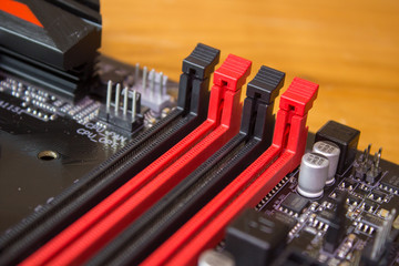 memory card slot on the board,memory card slots on the motherboard of the computer