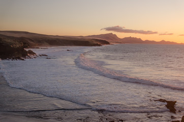 sunset. ocean landscape