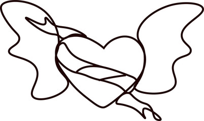 heart, love, red, valentine, isolated, shape, white, romance, illustration