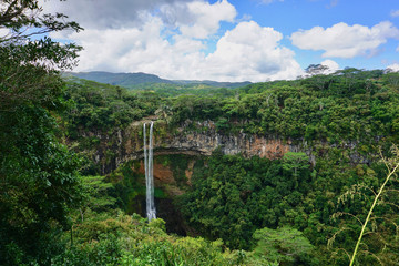 Fototapeta na wymiar Chamarel Wasserfall, Mauritius