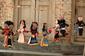 Traditional Nepalese puppets in Kathmandu, Puppet in Nepal