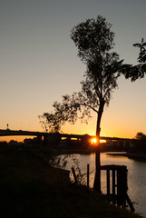 levé de soleil sur darse