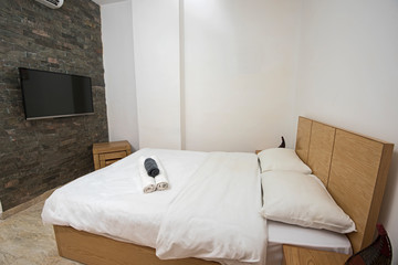 Interior design of bedroom in house