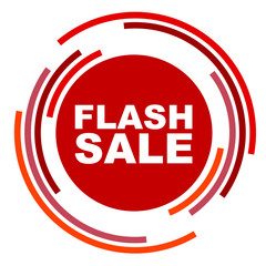 red vector banner flash sale