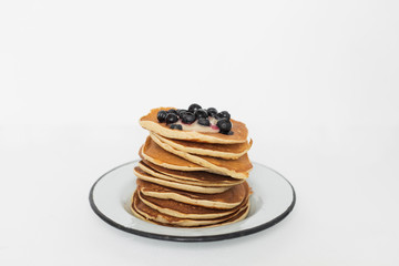 banana pancakes autumn leaves and fruits