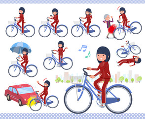 flat type school girl red jersey_city cycle