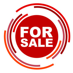 red vector banner for sale