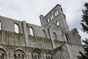 L'abbazia di San Pietro di Jumièges, Normandia, Francia