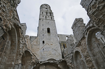 L'abbazia di San Pietro di Jumièges, Normandia, Francia