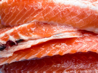 slices of smoked salmon