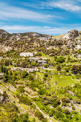 Fototapeta na wymiar Mountains on a sunny day in the Sierra de Grazalema In Spain