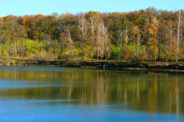 Nature, Travel, Ponds Concept. Beautiful Nature Background.
