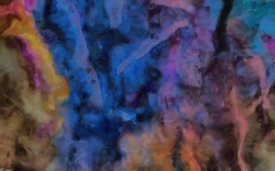 Impression color mix abstract texture art. Artistic bright background. Oil painting artwork. Modern style graphic wallpaper. Large strokes of paint. Colorful pattern for design work or wallpaper.