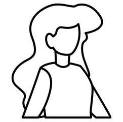 avatar woman icon