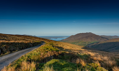 Areal view from Black Mountain, Clermont Carn, Co Louth, Ireland.