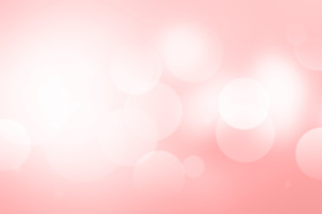 Pink bokeh blurred abstract for background