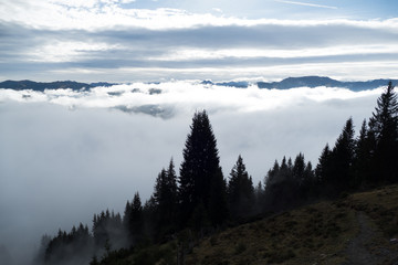 beautiful autumn hiking in berchtesgadener alps