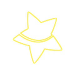 gold star icon. vector illustration