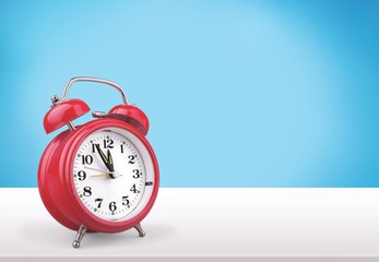 Clock red alarm alarm clock alert analog awake