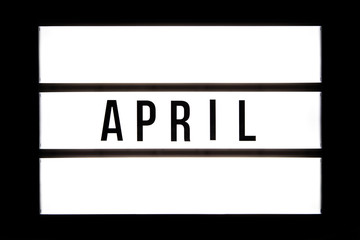 April