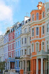 Obraz na płótnie Canvas Notting Hill Buildings London