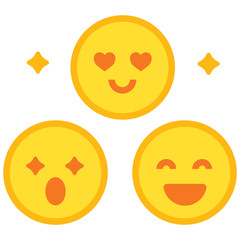 Social engagement flat illustration