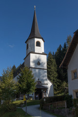 Fototapeta na wymiar Church of Werfenweng