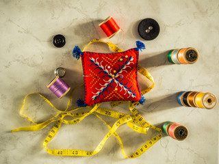 Fototapeta premium Objetos de costura